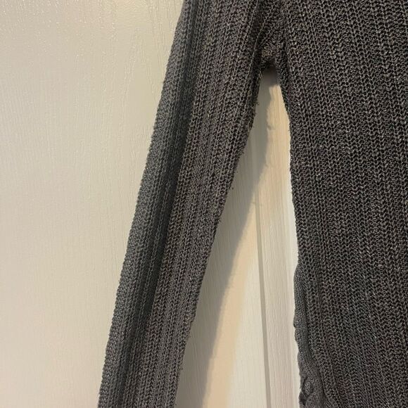 Pink Republic Gray Knit Sweater Twist Detail Size XS - Picture 6 of 6